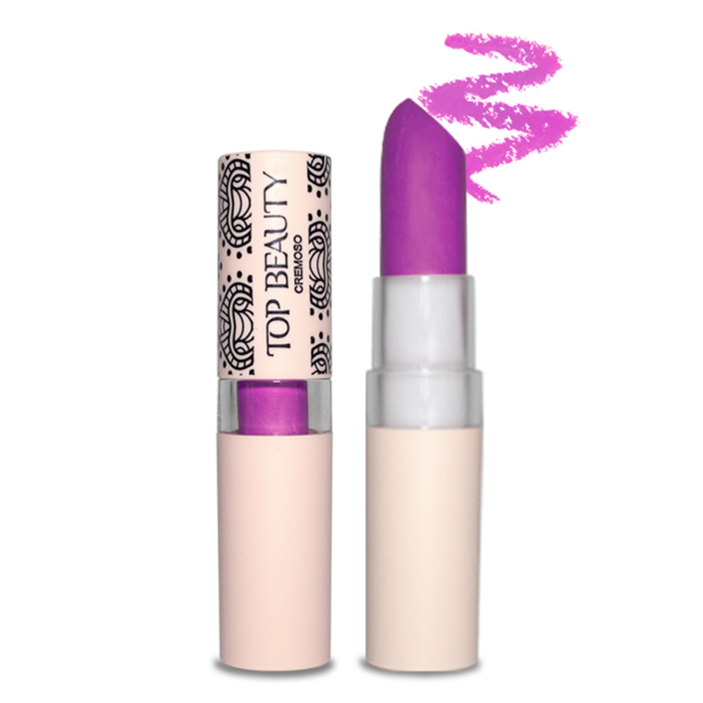 Batom Tradicional Top Beauty 3,5g - Cor 21