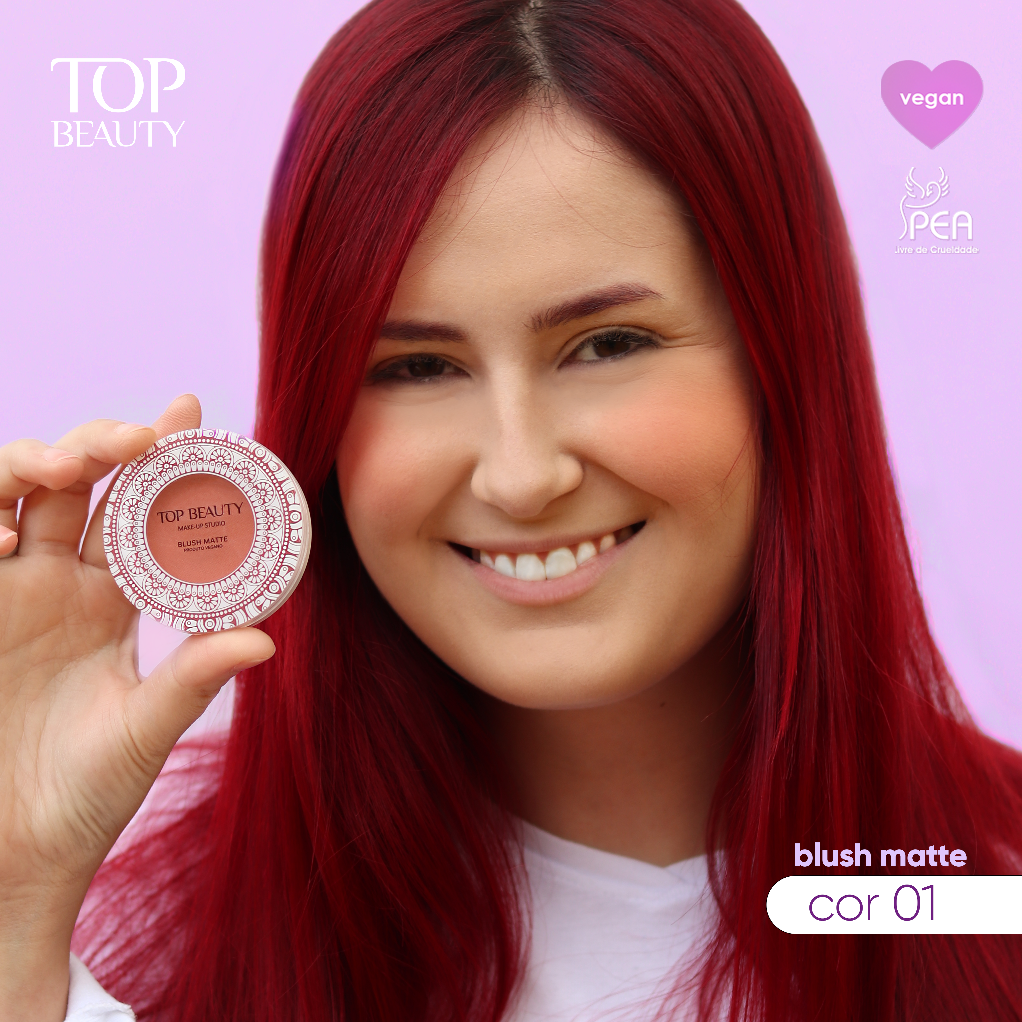 Blush Top Beauty 4,5g - Cor 01