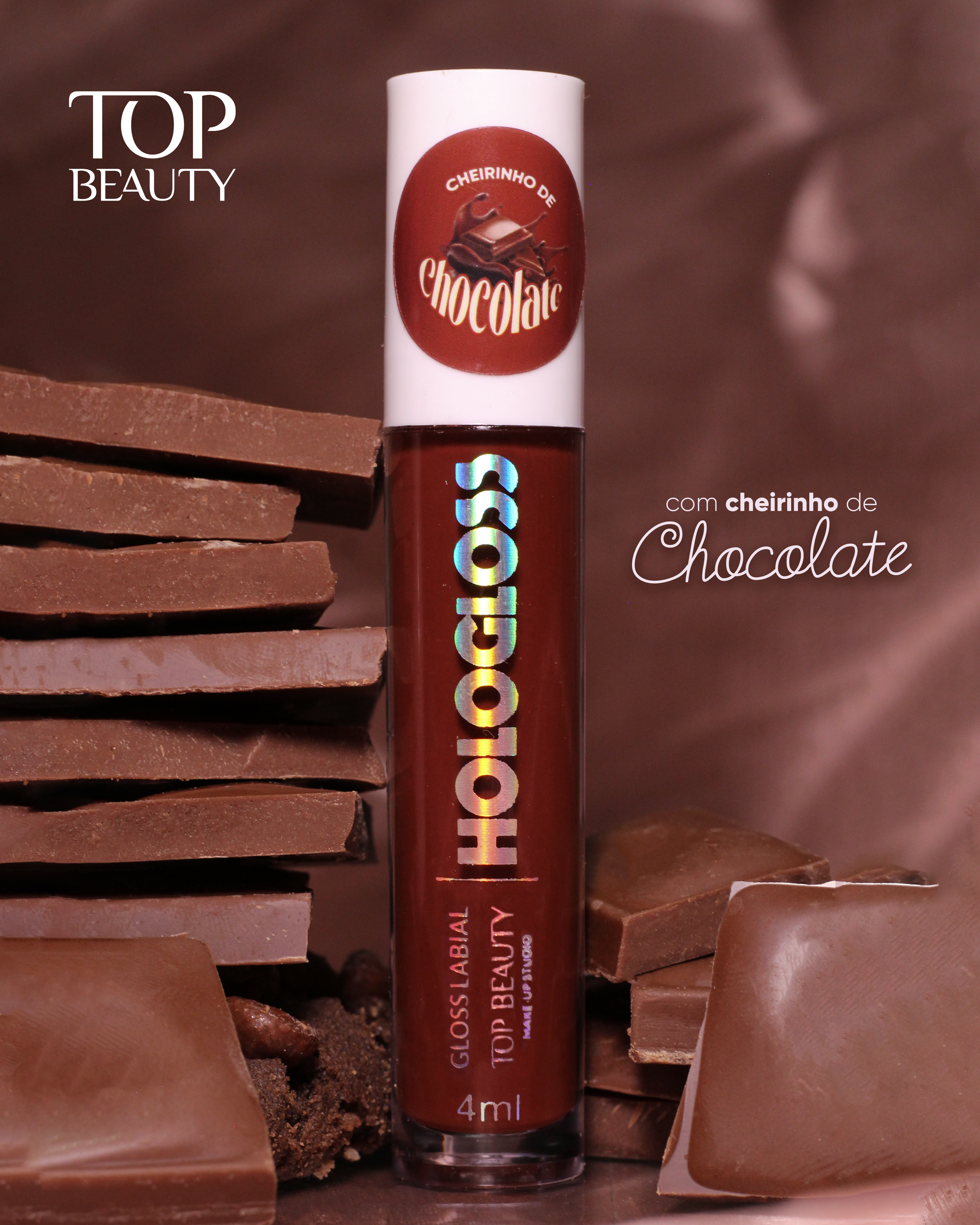 Hologloss Cheirinho - Chocolate - Cor 17