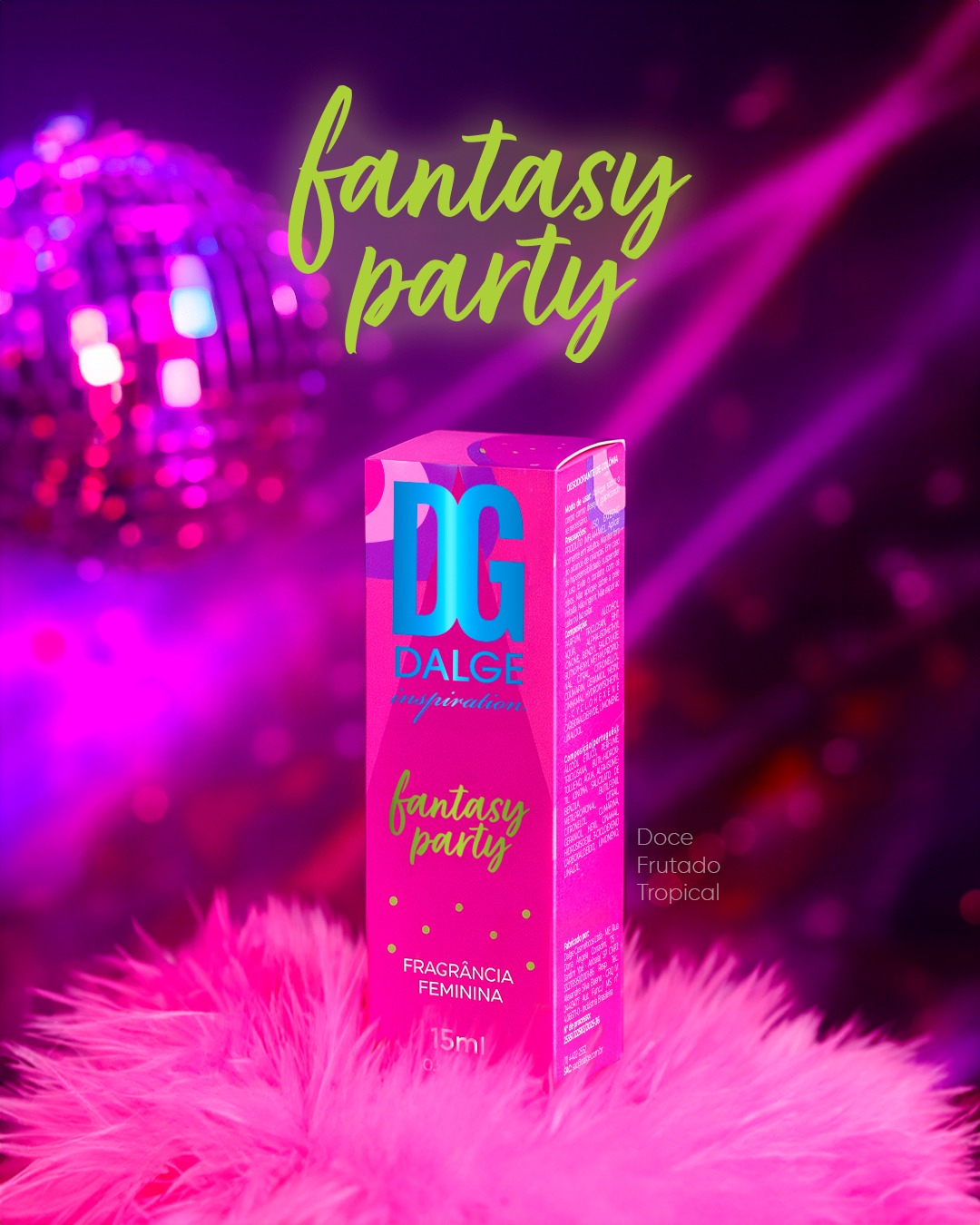 Perfume Desodorante Dalge 15ml FANTASY PARTY
