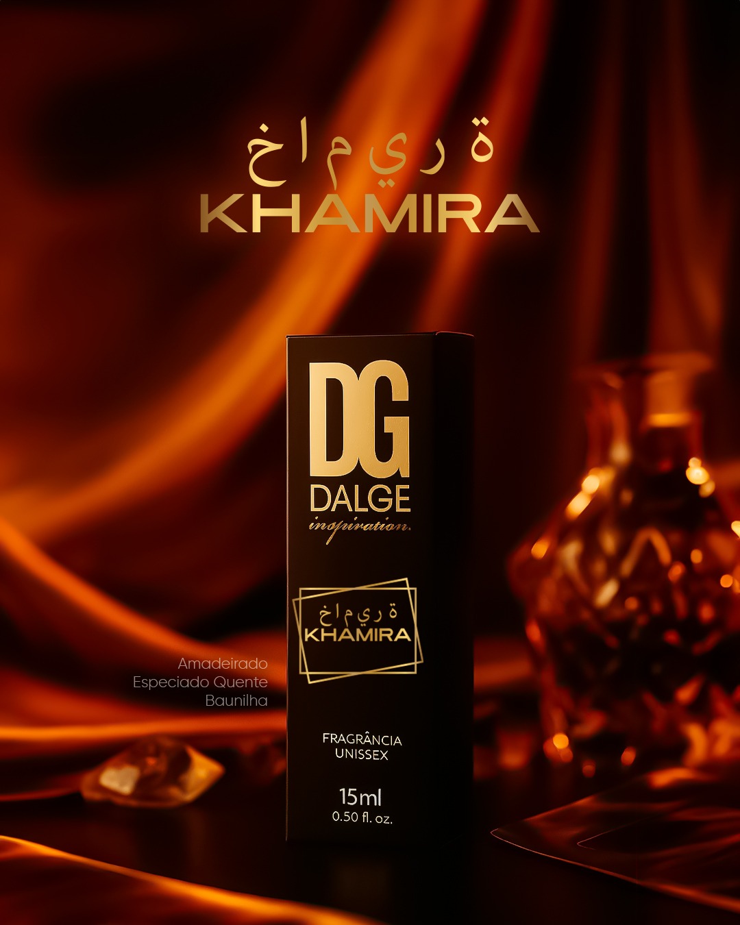 Perfume Desodorante Dalge 15ml KHAMIRA