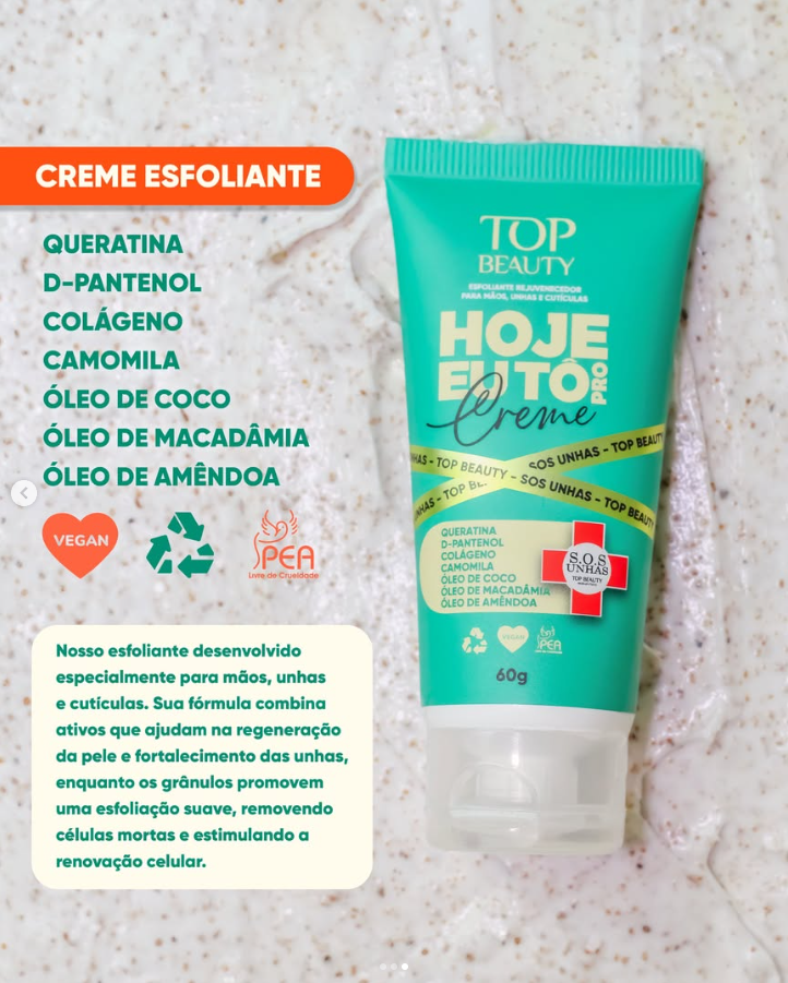Esfoliante para Mãos 60g - SOS Unhas - Ho...