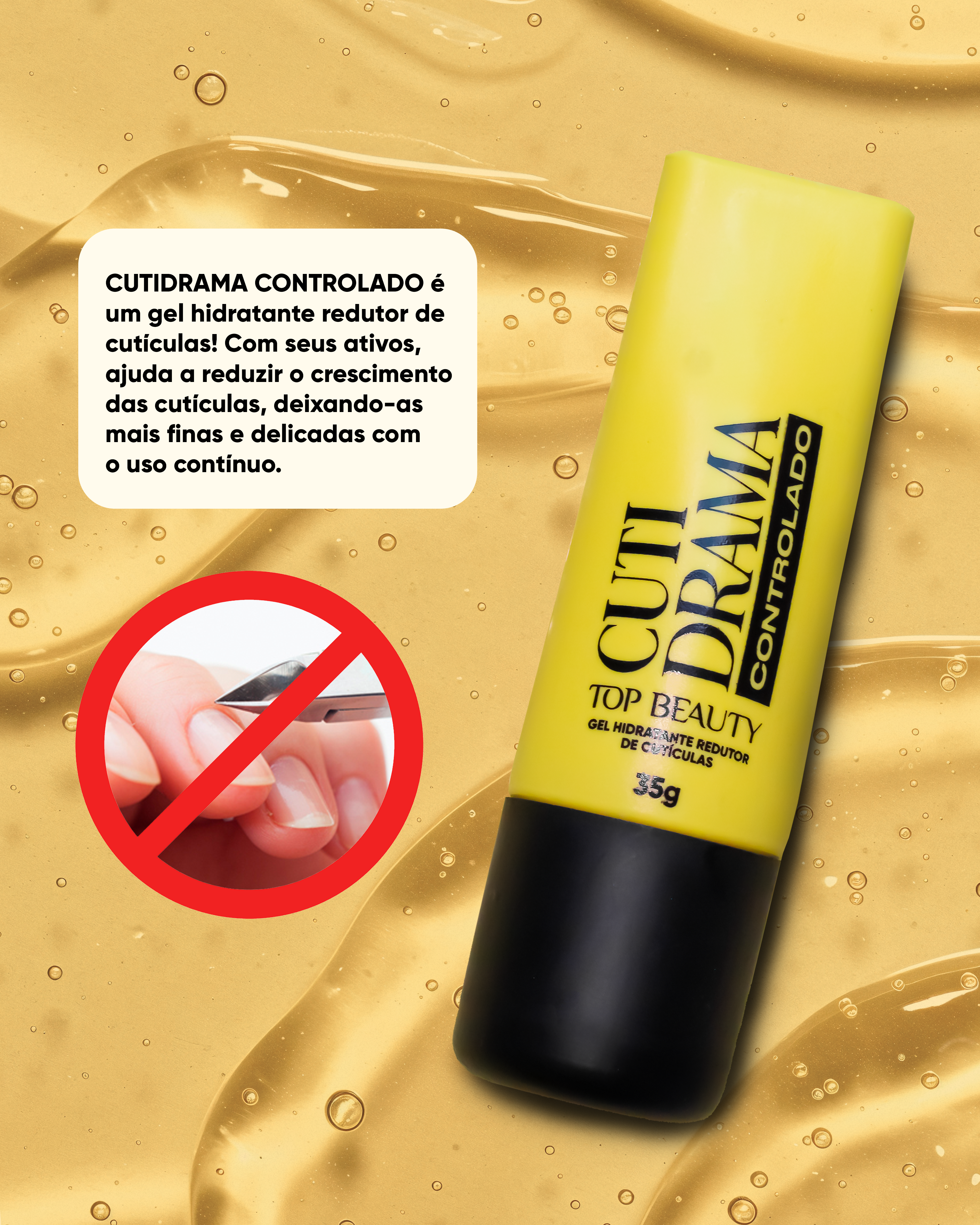 Gel hidratante redutor de cutículas - CUT...