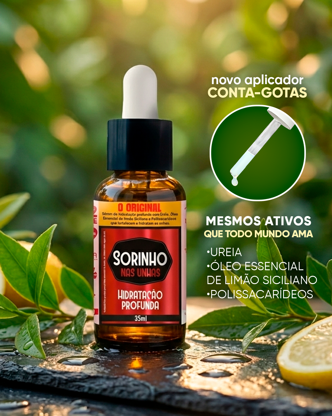 Sérum Hidratante - Sorinho nas Unhas - 35ml