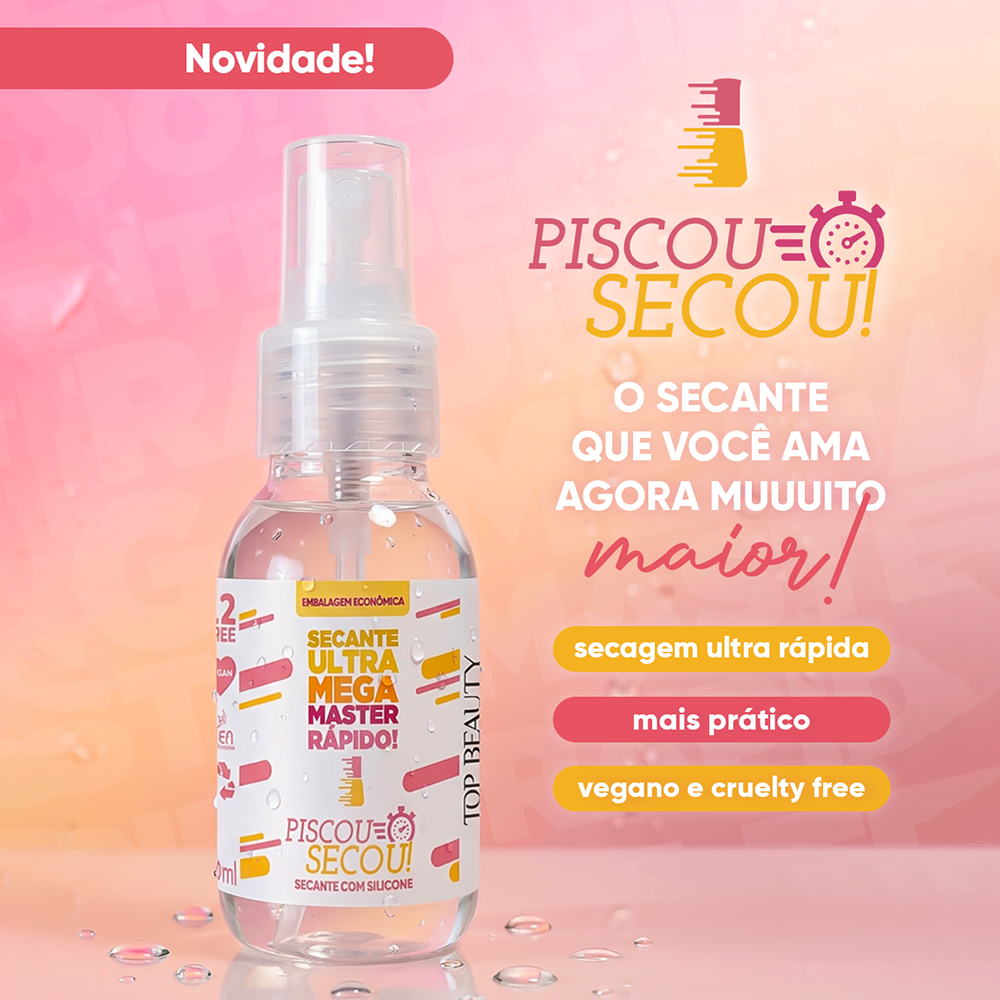 Secante Siliconado Piscou Secou Spray 60ml