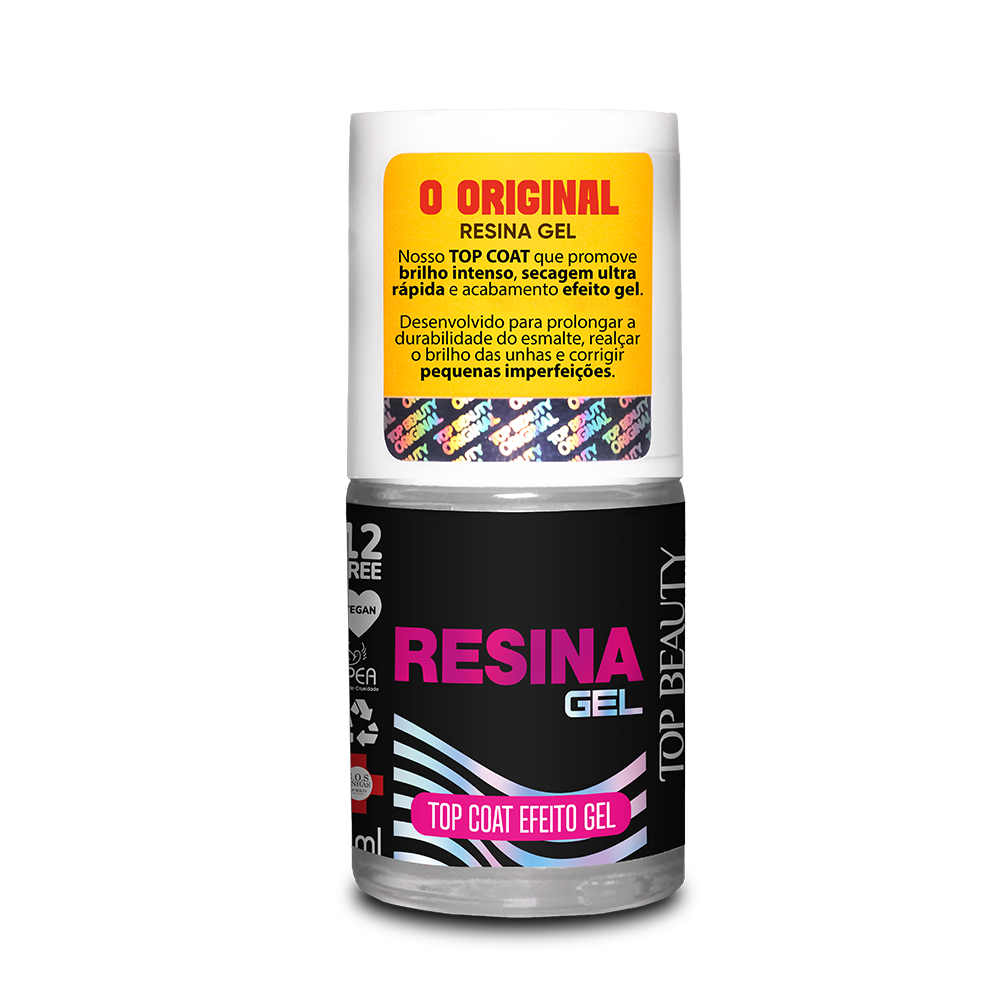Top Coat SOS Unhas - Resina Gel